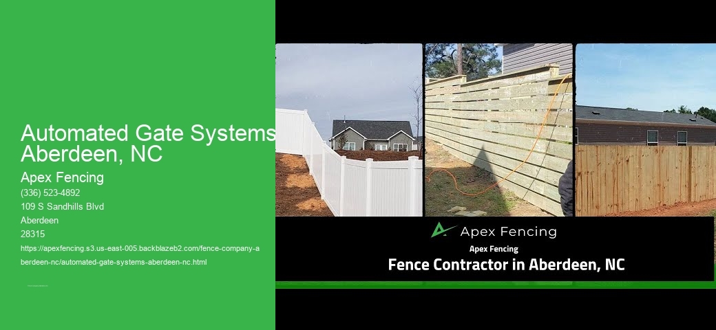 Automated Gate Systems Aberdeen, NC